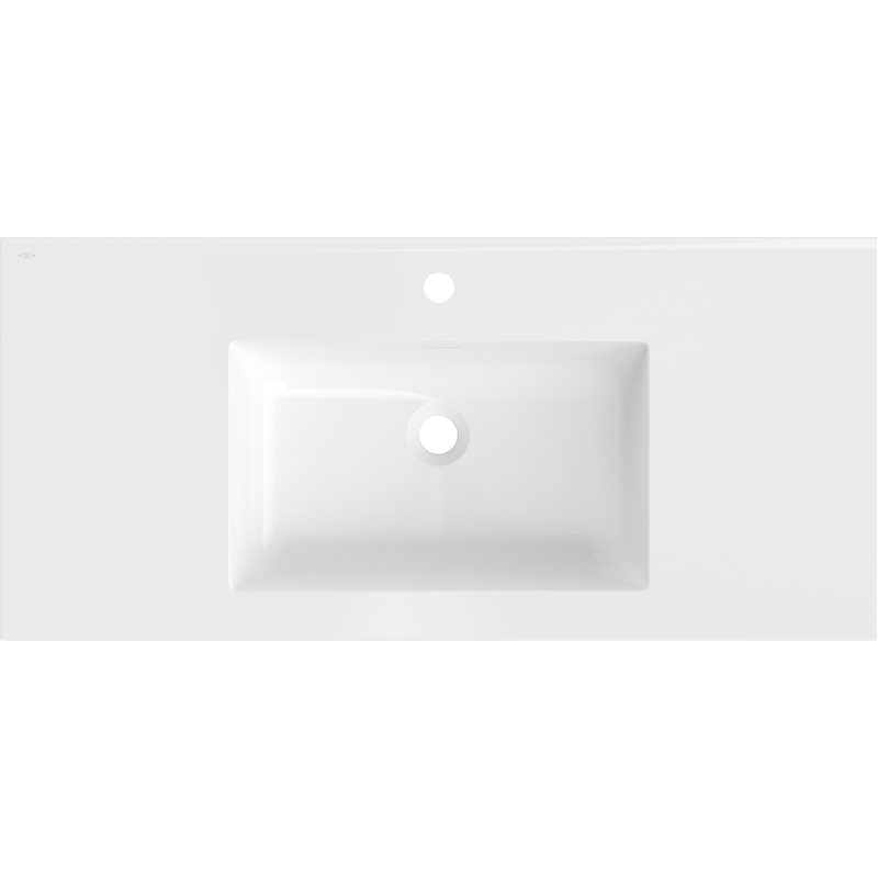 Mexen Otis umývadlo zapustené do dosky 101 x 46,5 cm, biely lesk - 25181000