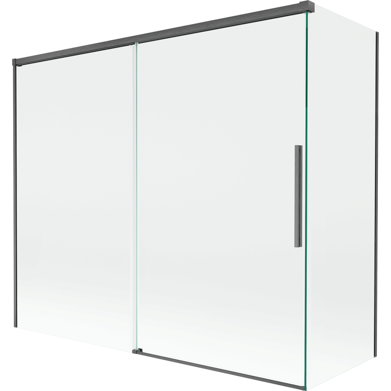 Mexen Rox 2-dverový posuvný sprchový kút 180 + 90 x 150 cm, transparentný, brúsená sivá - 8C9-180-090-66-00