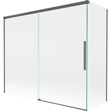 Mexen Rox 2-dverový posuvný sprchový kút 180 + 90 x 150 cm, transparentný, brúsená sivá - 8C9-180-090-66-00