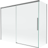 Mexen Rox sprchový paraván 2-krídlový zasúvací 190 + 90 x 150 cm, transparentný, gun metal - 8C9-190-090-95-00