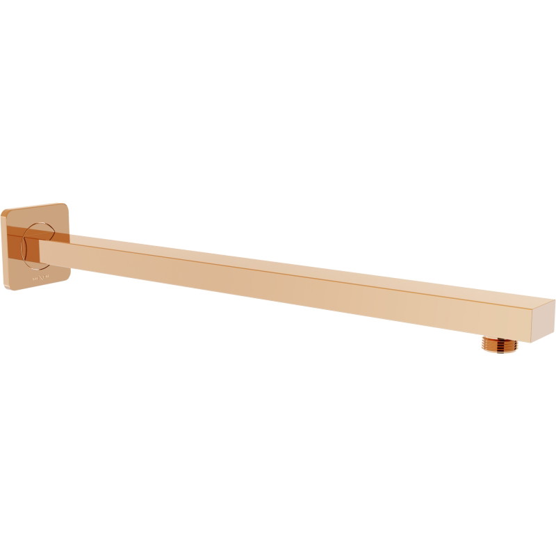 Mexen Cube nástenné sprchové rameno 40 cm ružové zlato - 79112-60