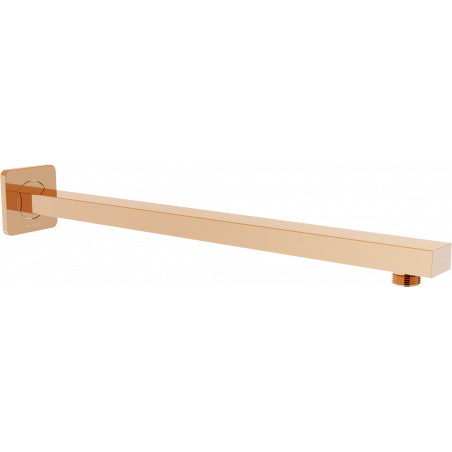 Mexen Cube nástenné sprchové rameno 40 cm ružové zlato - 79112-60