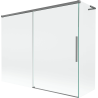 Mexen Rox L sprchová zástena 2-krídlová posuvná 190 + 80 x 150 cm, priehľadná, gun metal - 8C9L-190-080-95-00