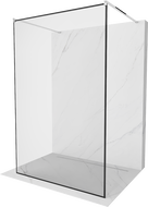 Mexen Kioto voľne stojaca sprchová stena 140 x 200 cm, čierny rám 8 mm, chróm - 800-140-002-01-70