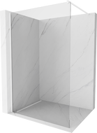 Mexen Kioto sprchová stena Walk-in 90 x 200 cm, transparentná 8 mm, biela - 800-090-101-20-00
