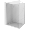 Mexen Kioto sprchová stena Walk-in 150 x 200 cm, transparentná 8 mm, biela - 800-150-101-20-00