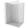 Mexen Kioto sprchová stena Walk-in 160 x 200 cm, transparentná 8 mm, biela - 800-160-101-20-00