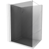 Mexen Kioto sprchová stena Walk-in 70 x 200 cm, grafit 8 mm, biela - 800-070-101-20-40