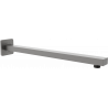 Mexen nástenné sprchové rameno 40 cm, brúsená zbraňová šedá - 79112-66