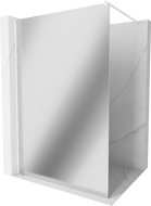 Mexen Kioto sprchová stena Walk-in 100 x 200 cm, zrkadlo 8 mm, biela - 800-10-101-20-50