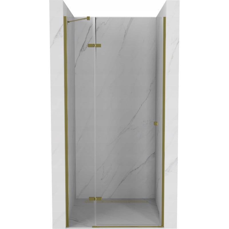 Mexen Roma sprchové dvere otváracie 110 cm, transparentné, zlaté - 854-110-000-50-00