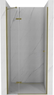 Mexen Roma sklenené sprchové dvere 120 cm, priehľadné, zlaté - 854-120-000-50-00