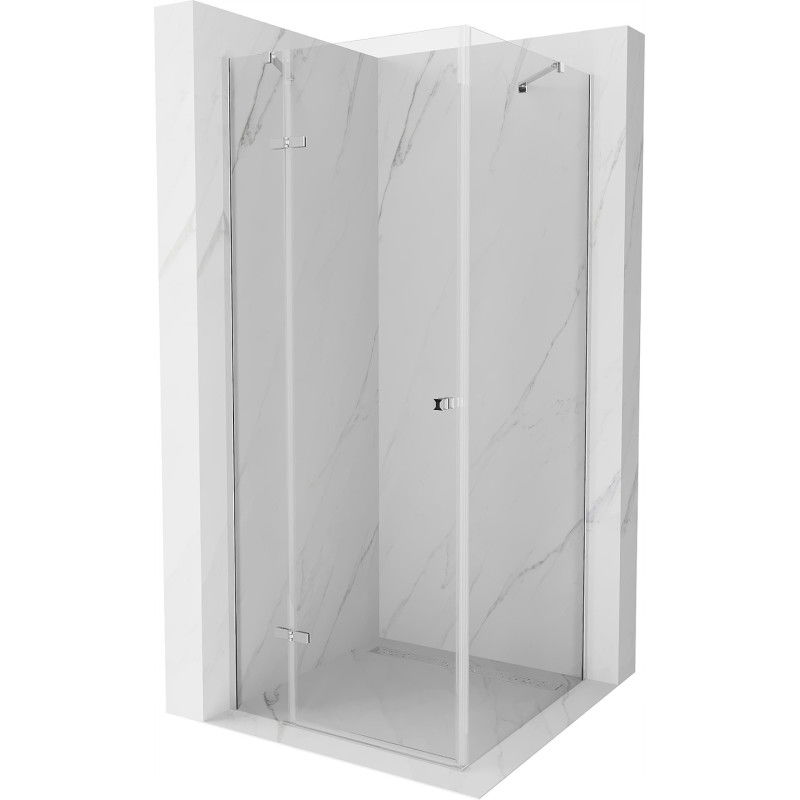 Mexen Roma sprchová kabína, kyvné dvere 70 x 70 cm, transparentnéné, chrómová - 854-070-070-01-00