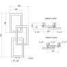Mexen Grid dekoratívny kúpeľňový radiátor 870 x 360 mm, 209 W, biely - W215-0870-360-00-20