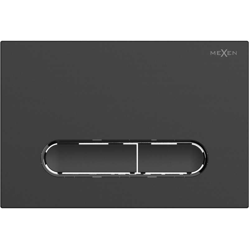 Mexen Fenix 11 tlačidlo splachovania, čierny matný - 601103
