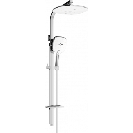 Mexen Q17 sprchový stĺp, chróm/biela - 798171795-02
