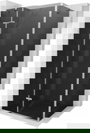 Mexen Roma sprchová kabína otváracia 90 x 80 cm, grafit, chróm - 854-090-080-01-40