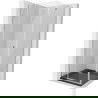 Mexen Roma sprchovací kút otvárací 90 x 90 cm, transparentný, chróm + vanička Flat, čierna - 854-090-090-01-00-4070