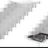 Mexen Roma sprchový kút otvárací 120 x 80 cm, transparentný, chróm + vanička Flat, čierna - 854-120-080-01-00-4070