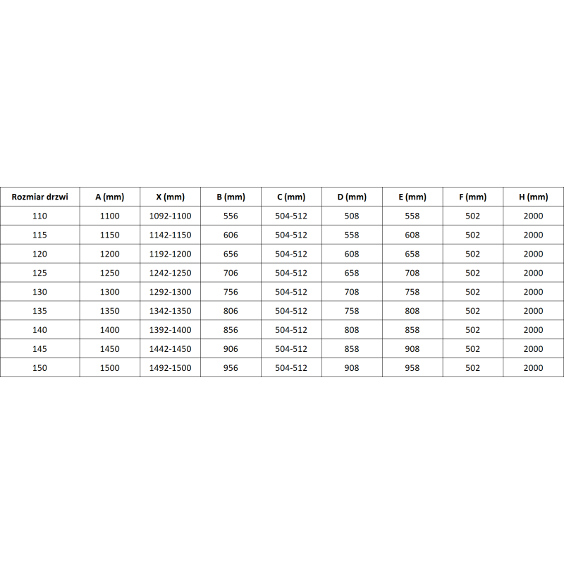 Mexen Lunar-B L sprchové dvere so závesom ľavé 150 cm, transparentné, chróm - 832SL-150-050-01-00-L