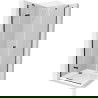 Mexen Roma sprchová kabína, kyvné dvere 80 x 80 cm, transparentnéné, čierna + závesný bidet Flat, biela- 854-080-080-70-00-4010B