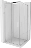 Mexen Rio štvorcový sprchovací kút 90 x 90 cm, transparentný, chróm - 860-090-090-01-00
