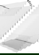 Mexen Kioto voľne stojaca sprchová stena 140 x 200 cm, transparentná/matná 8 mm, čierna - 800-140-002-70-35