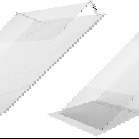Mexen Kioto voľne stojaca sprchová stena 140 x 200 cm, transparentnéné/inovať 8 mm, chrómová - 800-140-002-01-35