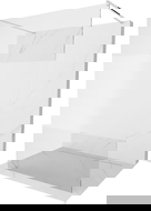 Mexen Kioto Voľne stojaca sprchová stena 140 x 200 cm, transparentná/mrazená 8 mm, chróm - 800-140-002-01-35