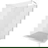 Mexen Kioto voľne stojaca sprchová stena 130 x 200 cm, priehľadná 8 mm, chróm - 800-130-002-01-00