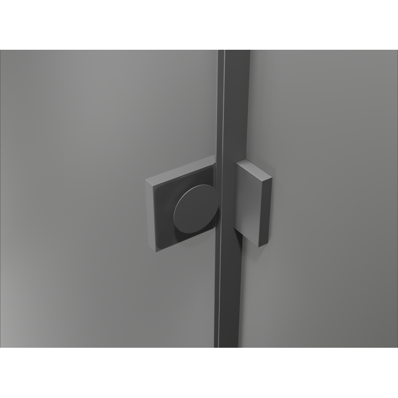 Mexen Lunar Duo sprchová kabína výklopná ľavá 120 x 110 cm, transparentná, gun metal - 834-120L-110P-95-00