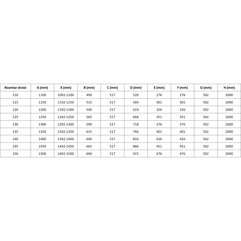 Mexen Lunar-F skladacie sprchové dvere ľavé 110 cm, transparentné, chróm - 836S-110-050-01-00-L