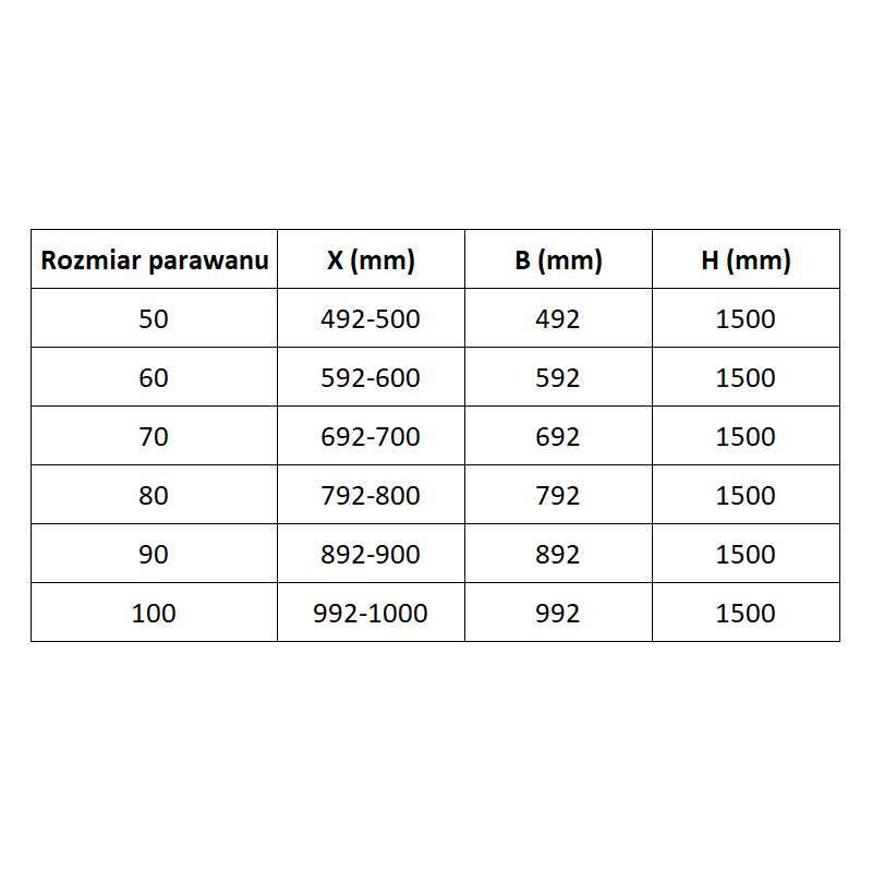 Mexen Lunar L vaňová zástena 1-krídlová 60 x 150 cm, transparentná, čierna - 897L-060-000-70-00