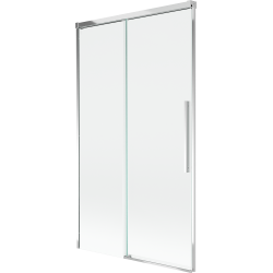 Mexen Rox 2-krídlová vaňová zástenová paravan, posuvná, 100 x 150 cm, transparentná, chróm - 8C9-100-001-01-00