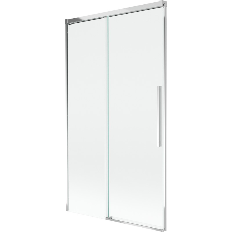 Mexen Rox 2-krídlová vaňová zástenová paravan, posuvná, 100 x 150 cm, transparentná, chróm - 8C9-100-001-01-00