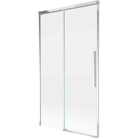 Mexen Rox 2-krídlová vaňová zástenová paravan, posuvná, 100 x 150 cm, transparentná, chróm - 8C9-100-001-01-00