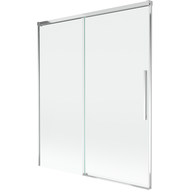 Mexen Rox dvojkrídlová vaňová zásteno 140 x 150 cm, transparentná, chróm - 8C9-140-001-01-00