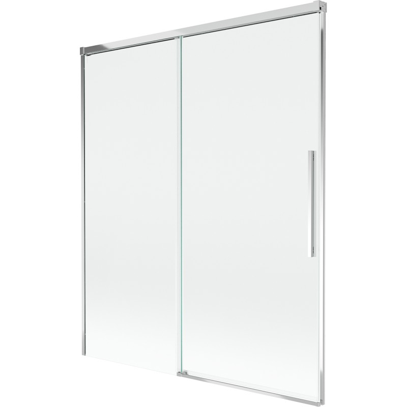 Mexen Rox posuvná dvojkrídlová vaňová zástena 140 x 150 cm, transparentná, chróm - 8C9-140-001-01-00