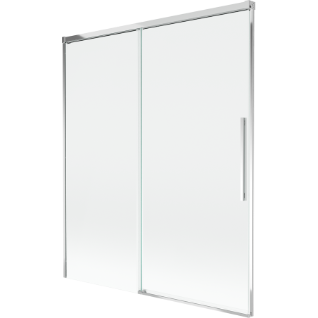 Mexen Rox posuvná dvojkrídlová vaňová zástena 140 x 150 cm, transparentná, chróm - 8C9-140-001-01-00