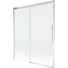 Mexen Rox dvojkrídlová vaňová zásteno 140 x 150 cm, transparentná, chróm - 8C9-140-001-01-00