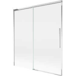 Mexen Rox posuvná vaňová zástena dvojkrídlová 150 x 150 cm, transparentná, chróm - 8C9-150-001-01-00