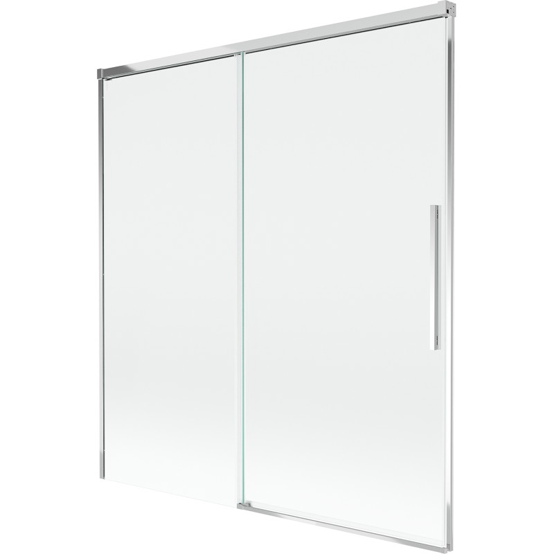 Mexen Rox posuvná vaňová zástena dvojkrídlová 150 x 150 cm, transparentná, chróm - 8C9-150-001-01-00