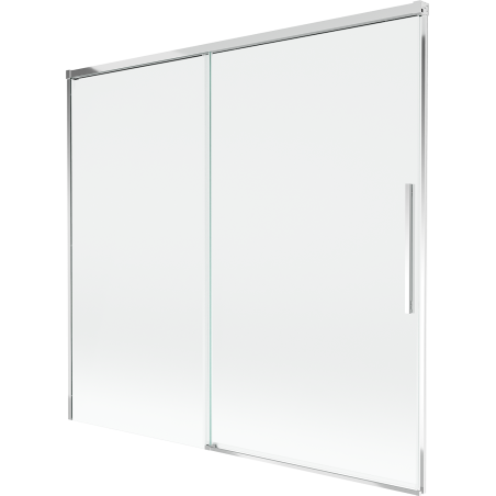 Mexen Rox dvojkrídlová zasúvacia vaňová zástena 170 x 150 cm, transparentná, chrómová - 8C9-170-001-01-00