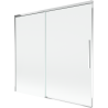 Mexen Rox sprchová zástena 2-krídlová posuvná 170 x 150 cm, transparentná, chróm - 8C9-170-001-01-00
