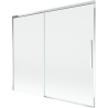 Mexen Rox roztiahnuteľná dvojkrídlová vaňová zástena 180 x 150 cm, transparentná, chrómová - 8C9-180-001-01-00