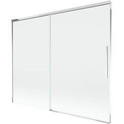 Mexen Rox sprchová zástena 2-krídlová posuvná 190 x 150 cm, transparentná, chróm - 8C9-190-001-01-00