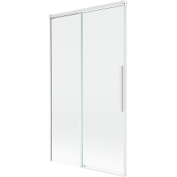 Mexen Rox vaňová zástena 2-krídlová posuvná 100 x 150 cm, transparentná, biela - 8C9-100-001-20-00