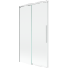Mexen Rox vaňová zástena 2-krídlová posuvná 100 x 150 cm, transparentná, biela - 8C9-100-001-20-00