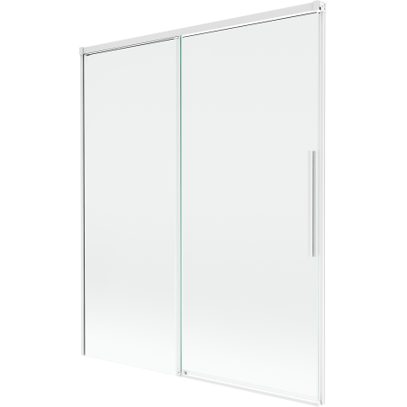 Mexen Rox posuvná vaňová zástená 2-krídlová 140 x 150 cm, transparentná, biela - 8C9-140-001-20-00