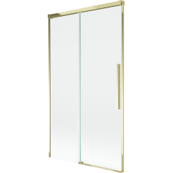 Mexen Rox dvojkrídlová posuvná vaňová zástena 100 x 150 cm, transparentná, zlatá - 8C9-100-001-50-00